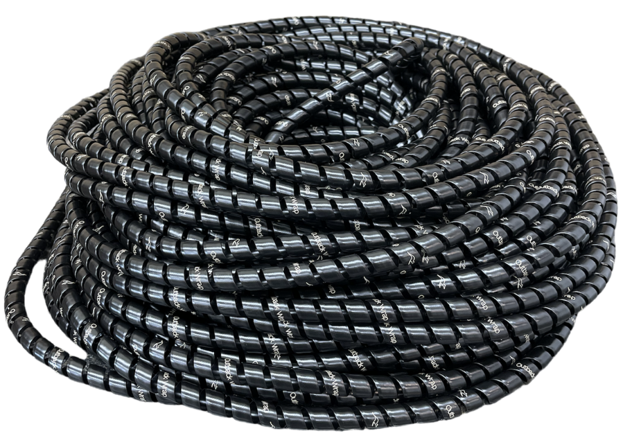 Outback Wrap Snakelet Wrap 1/2" (12mm) - Black