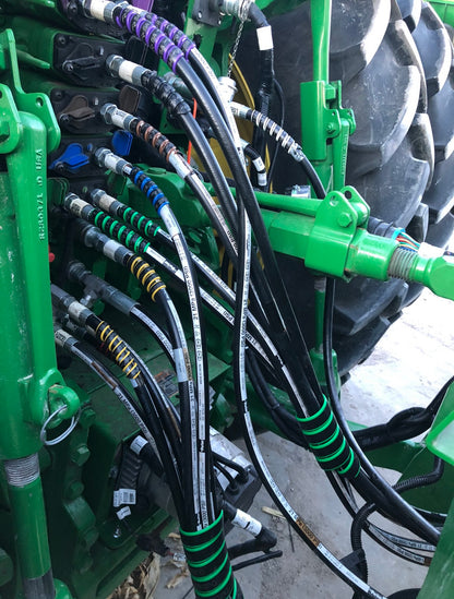 Outback Wrap Hydraulic Hose Markers: 4 Pair Pack 1 + and -